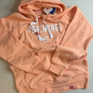 Sportiqe Peachtree Atlanta Hawks Hoodie Peach NBA NWT